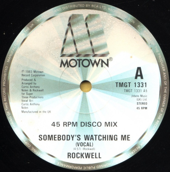Rockwell - Somebody's Watching Me | Motown (TMGT 1331) - 3