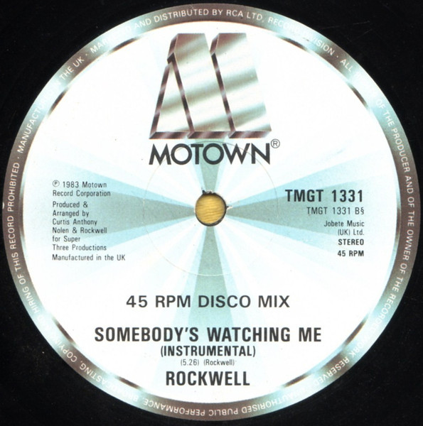 Rockwell - Somebody's Watching Me | Motown (TMGT 1331) - 4