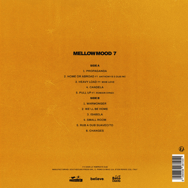 Mellow Mood - 7 | La Tempesta Dub (LTDUB-178LP/25) - 2 Mellow Mood - 7 | La Tempesta Dub (LTDUB-178LP/25) - 2