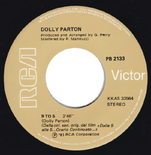 Dolly Parton - 9 To 5 | RCA (PB 2133) - 3