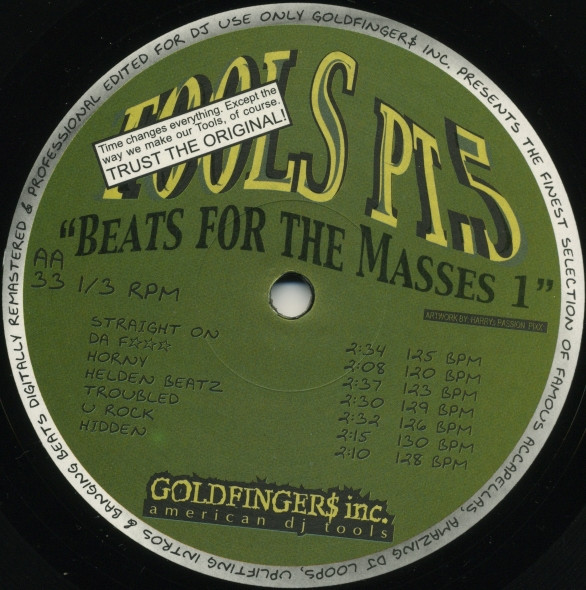 Various - Tools Pt.5 "Beats For The Masses 1" | Goldfinger$ Inc. (none) - 2