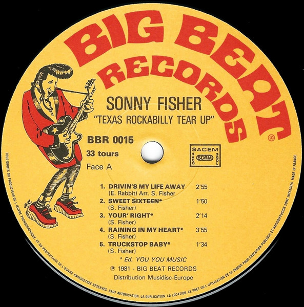 Sonny Fisher - Texas Rockabilly Tear Up | Big Beat Records (BBR 0015) - 3