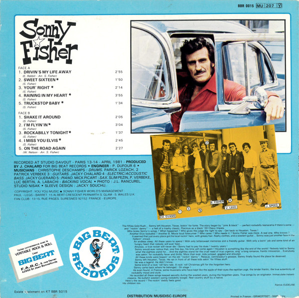 Sonny Fisher - Texas Rockabilly Tear Up | Big Beat Records (BBR 0015) - 2