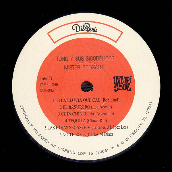 Toño Y Sus Sicodelicos - Mister Boogaloo | Vampi Soul (VAMPI 296) - 4 Toño Y Sus Sicodelicos - Mister Boogaloo | Vampi Soul (VAMPI 296) - 4