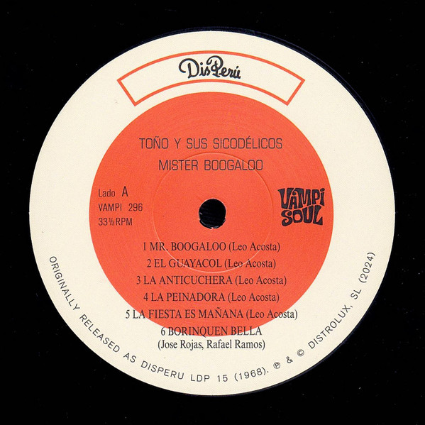 Toño Y Sus Sicodelicos - Mister Boogaloo | Vampi Soul (VAMPI 296) - 3 Toño Y Sus Sicodelicos - Mister Boogaloo | Vampi Soul (VAMPI 296) - 3