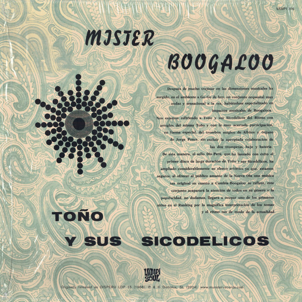 Toño Y Sus Sicodelicos - Mister Boogaloo | Vampi Soul (VAMPI 296) - 2 Toño Y Sus Sicodelicos - Mister Boogaloo | Vampi Soul (VAMPI 296) - 2
