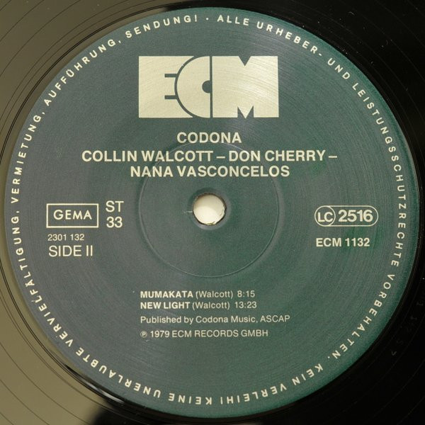 Codona - Codona | ECM Records (ECM 1132) - 4