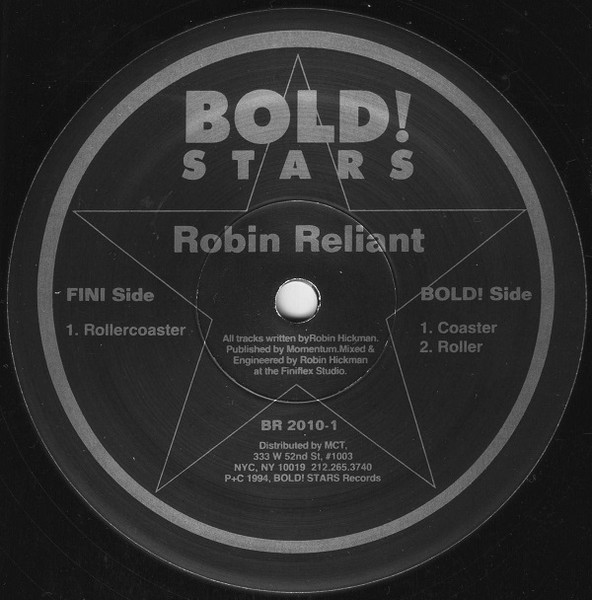 Robin Reliant - Rollercoaster | Bold! Stars (BR 2010-1) - 2