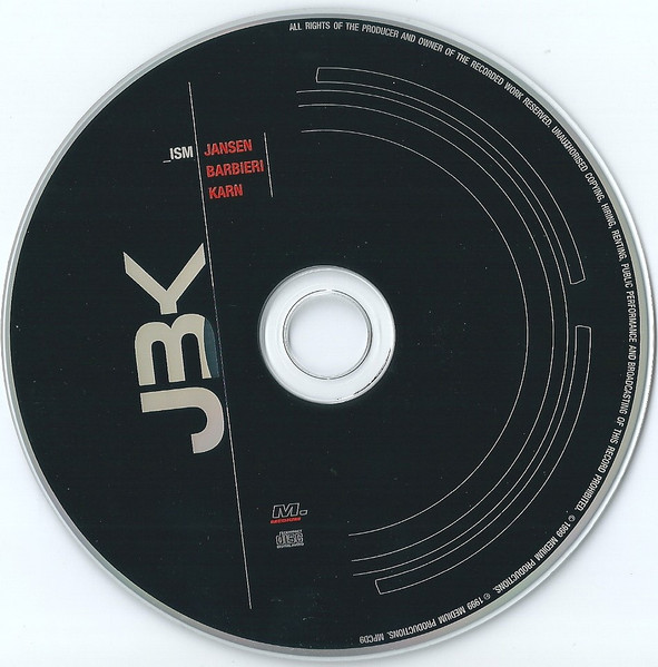Jansen/Barbieri/Karn - _ISM | Medium Productions Limited (MPCD9) - 3 Jansen/Barbieri/Karn - _ISM | Medium Productions Limited (MPCD9) - 3