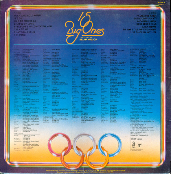 The Beach Boys - 15 Big Ones | Reprise Records (K54079) - 4
