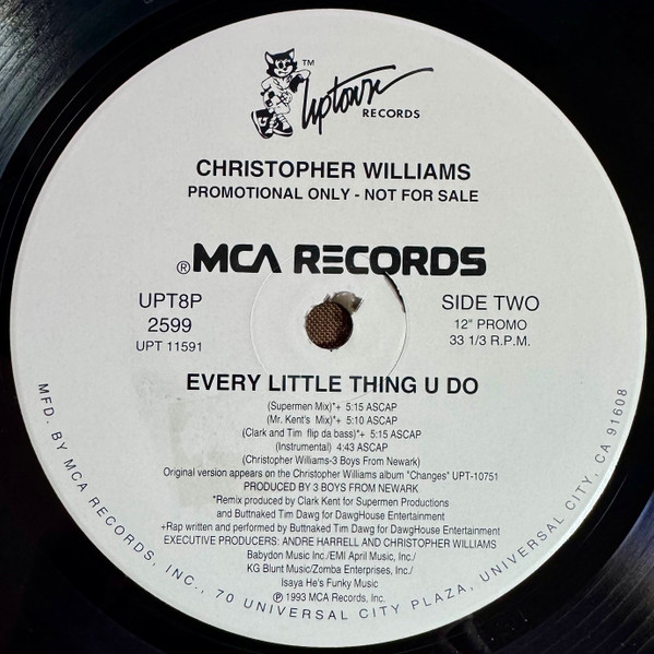 Christopher Williams - Every Little Thing U Do | MCA Records (UPT8P 2599) - 2 Christopher Williams - Every Little Thing U Do | MCA Records (UPT8P 2599) - 2