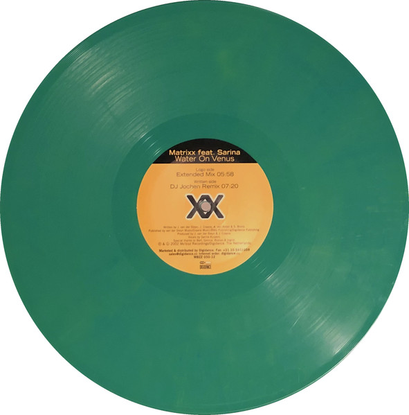 Matrixx - Water On Venus | Mo'Bizz Recordings (MBZZ 050-12) - 3