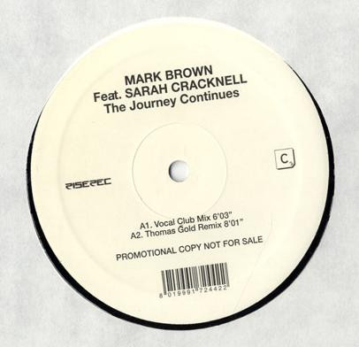 Mark Brown Feat. Sarah Cracknell - The Journey Continues | Rise (RISE 410) - main