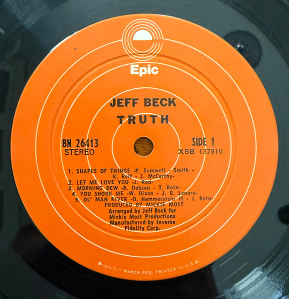 Jeff Beck - Truth | Epic (BN 26413) - 3