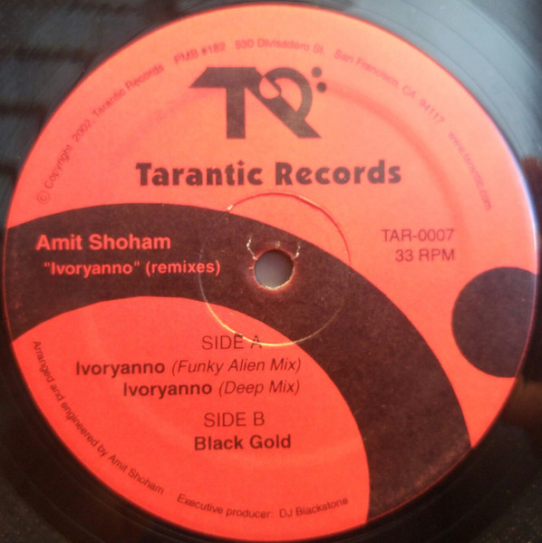 Amit Shoham - Ivoryanno (Remixes) | Tarantic Records (TAR 0007)