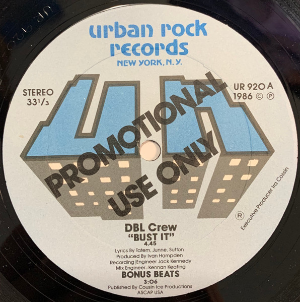 DBL Crew - Bust It | Urban Rock Records (UR 920) - main DBL Crew - Bust It | Urban Rock Records (UR 920) - main