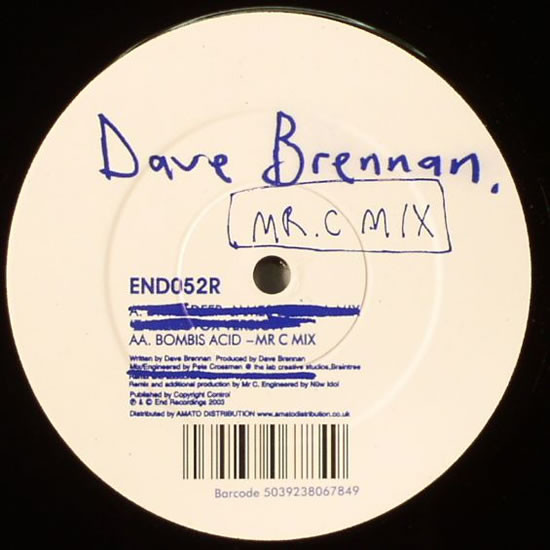 Dave Brennan - Drink Deep / Bombis Acid | End Recordings (END052R) - 2