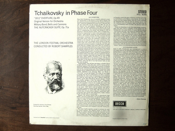 Pyotr Ilyich Tchaikovsky , London Festival Orchestra , Bob Sharples - Tchaikovsky In Phase Four | Decca (PFS 4044)