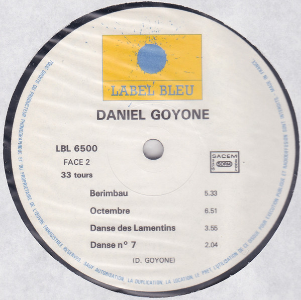 Daniel Goyone - 2 | Label Bleu (LBL 6500) - 4 Daniel Goyone - 2 | Label Bleu (LBL 6500) - 4