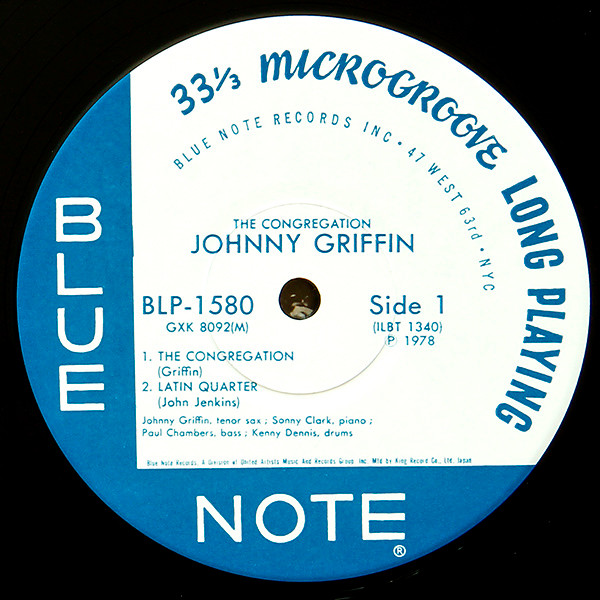 Johnny Griffin - The Congregation | Blue Note (GXK 8092 (M)) - 3