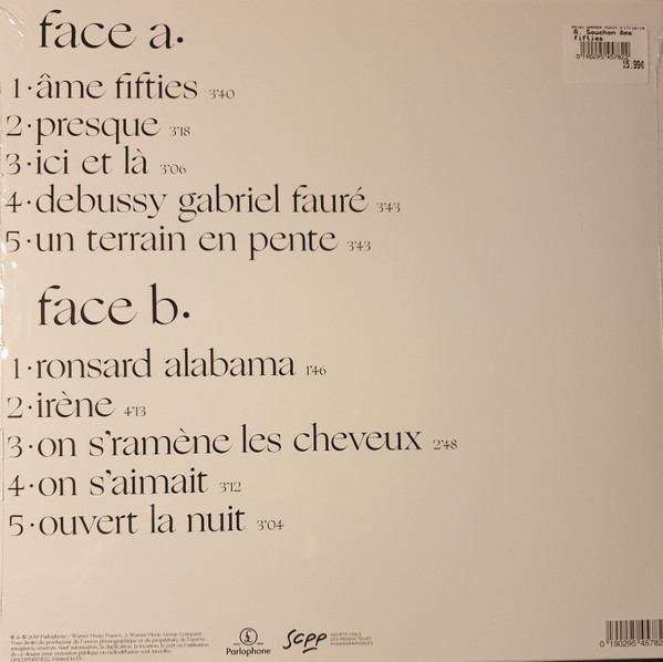 Alain Souchon - Âme Fifties | Parlophone (0190295457822) - 3 Alain Souchon - Âme Fifties | Parlophone (0190295457822) - 3