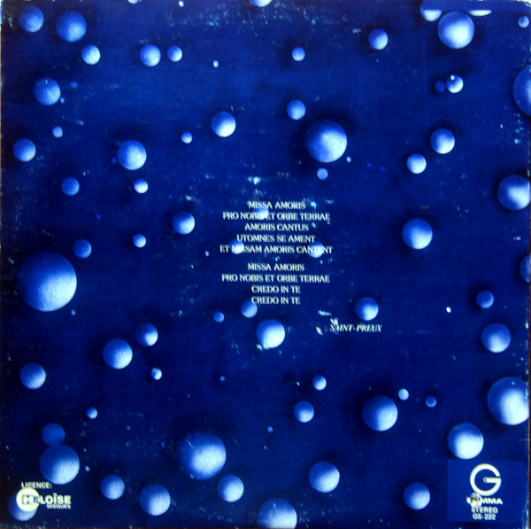 Saint-Preux - Missa Amoris [Vinyl] | Gamma (GS-222) - 4