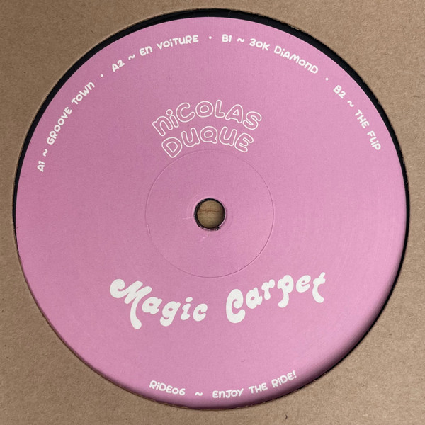 Nicolas Duque - Groove Town EP | Magic Carpet (RIDE06) - main Nicolas Duque - Groove Town EP | Magic Carpet (RIDE06) - main