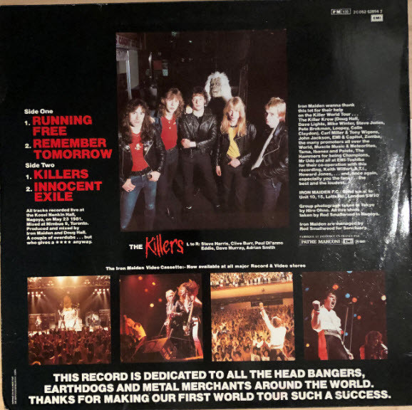 Iron Maiden - Maiden Japan | EMI (2C 052 52894 Z) - 2