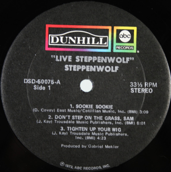 Steppenwolf - Live | Dunhill (DSD50075) - 4