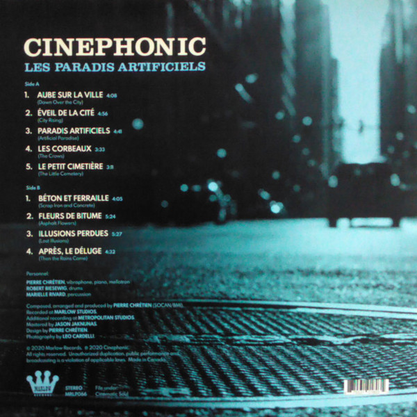 Cinephonic - Les Paradis Artificiels | Marlow Records (MRLP066) - 2 Cinephonic - Les Paradis Artificiels | Marlow Records (MRLP066) - 2