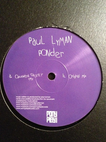 Paul Lyman - Ponder | Pony Play Records (PP003)