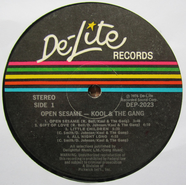 Kool & The Gang - Open Sesame | De-Lite Records (DEP-2023) - 4