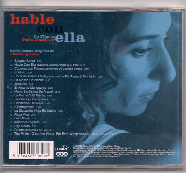 Various - Hable Con Ella - Banda Sonora Original | Milan (5050466 3085 2 8) - 2 Various - Hable Con Ella - Banda Sonora Original | Milan (5050466 3085 2 8) - 2