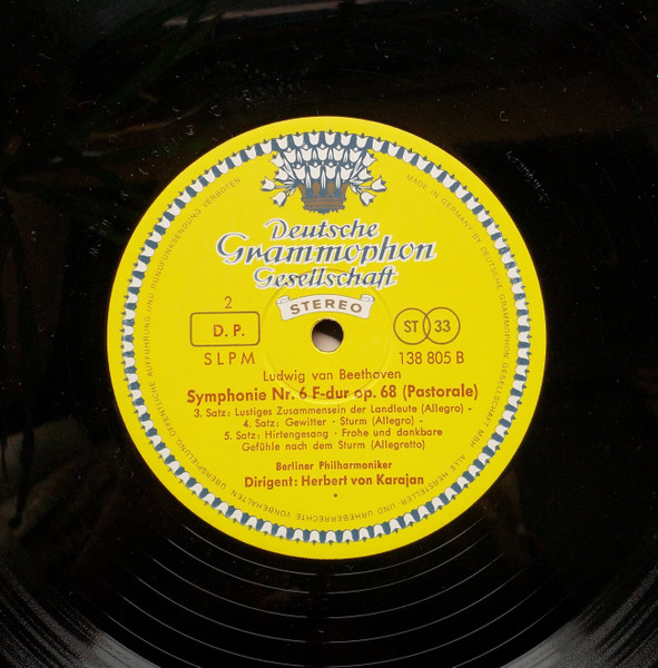 Ludwig van Beethoven - Berliner Philharmoniker , Herbert Von Karajan - »Pastorale« | Deutsche Grammophon (138 805 SLPM) - 4