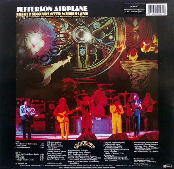 Jefferson Airplane - Thirty Seconds Over Winterland | Grunt (NL80147) - 2 Jefferson Airplane - Thirty Seconds Over Winterland | Grunt (NL80147) - 2