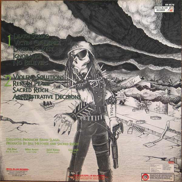 Sacred Reich - Ignorance | Roadrunner Records (RR 9578) - 2