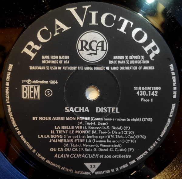 Sacha Distel - Sacha Distel | RCA Victor (430.142 S) - 4