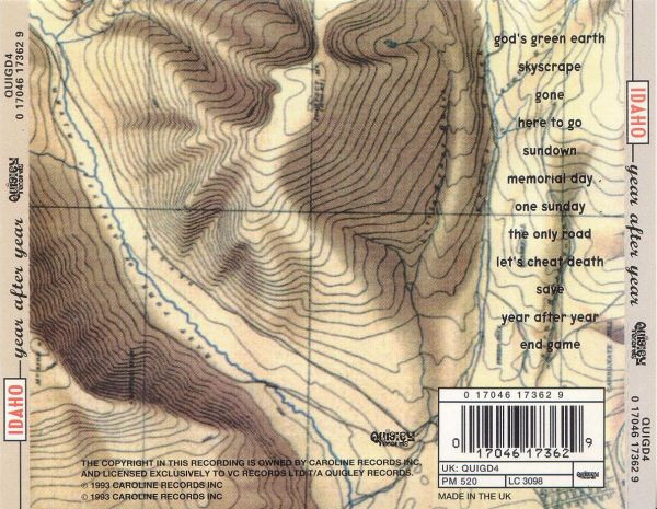 Idaho - Year After Year | Quigley Records (QUIGD4) - 3