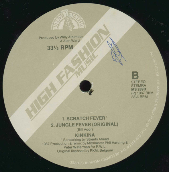 Kinkina - Jungle Fever (1987 Megamixes) | High Fashion Music (MS 289) - 4