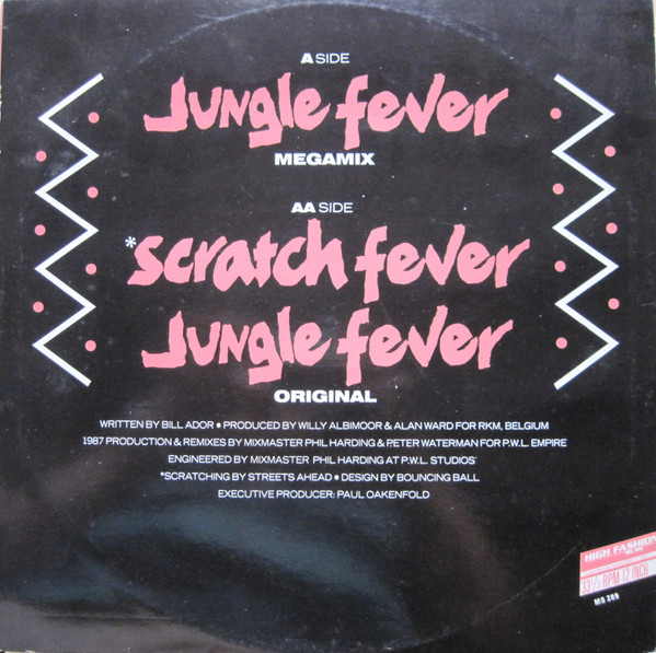 Kinkina - Jungle Fever (1987 Megamixes) | High Fashion Music (MS 289) - 2