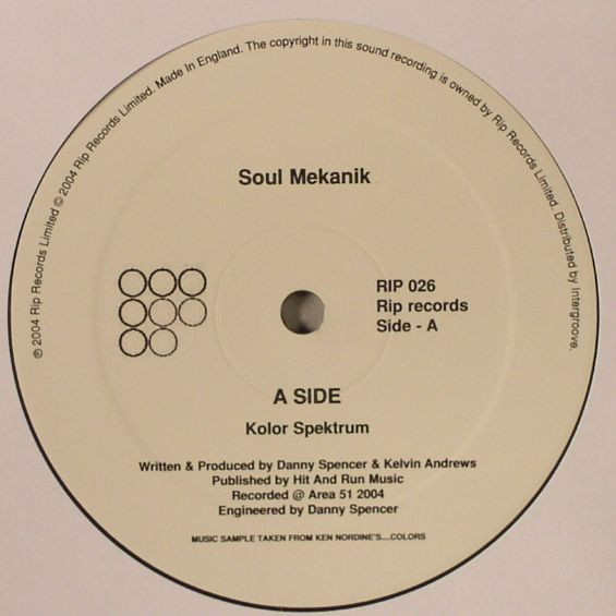 Soul Mekanik - Kolor Spektrum | Rip Records (RIP 026)