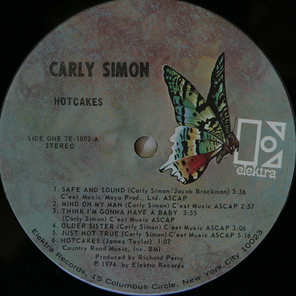 Carly Simon - Hotcakes | Elektra (7E-1002) - 4 Carly Simon - Hotcakes | Elektra (7E-1002) - 4