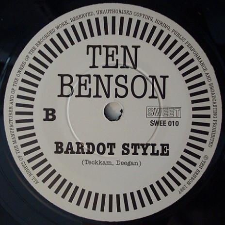 Ten Benson - The Claw | Sweet Records (SWEE 010) - 4