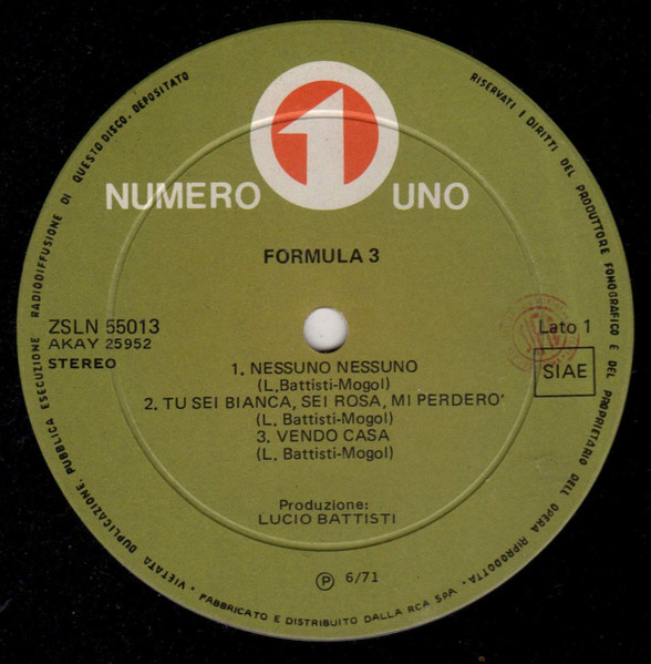 Formula 3 - Formula 3 | Numero Uno (ZSLN 55013) - 3