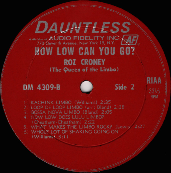 Roz Croney - How Low Can You Go? | Dauntless (DM 4309) - 4 Roz Croney - How Low Can You Go? | Dauntless (DM 4309) - 4