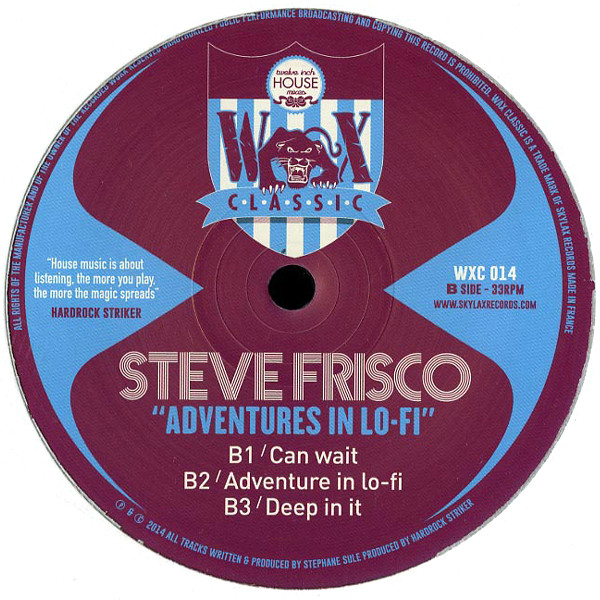 Steve Frisco - Adventures In Lo-Fi | Wax Classic (WXC 014) - 2
