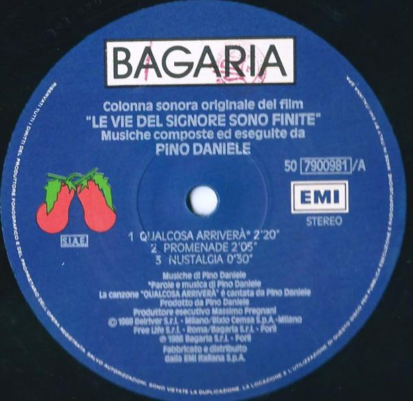 Pino Daniele - Le Vie Del Signore Sono Finite (Colonna Sonora Originale) | Bagaria (50 7900981) - 3