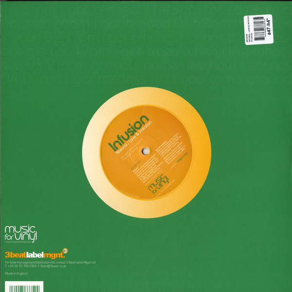 Infusion - Natural / Love & Imitation | Polaroid Recordings (POLAR006) - 2