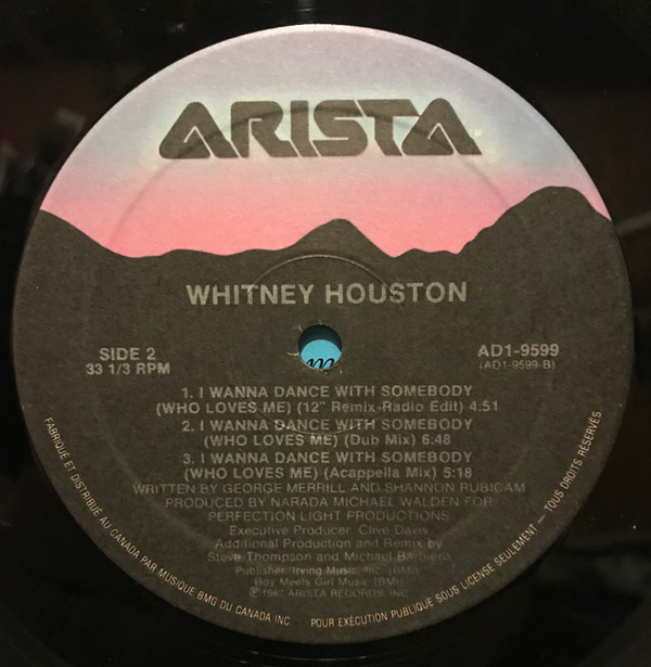 Whitney Houston - I Wanna Dance With Somebody (Who Loves Me) | Arista (AD1-9599) - 2 Whitney Houston - I Wanna Dance With Somebody (Who Loves Me) | Arista (AD1-9599) - 2