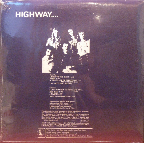 Highway - Highway | Mellotron Records (MLP 012) - main